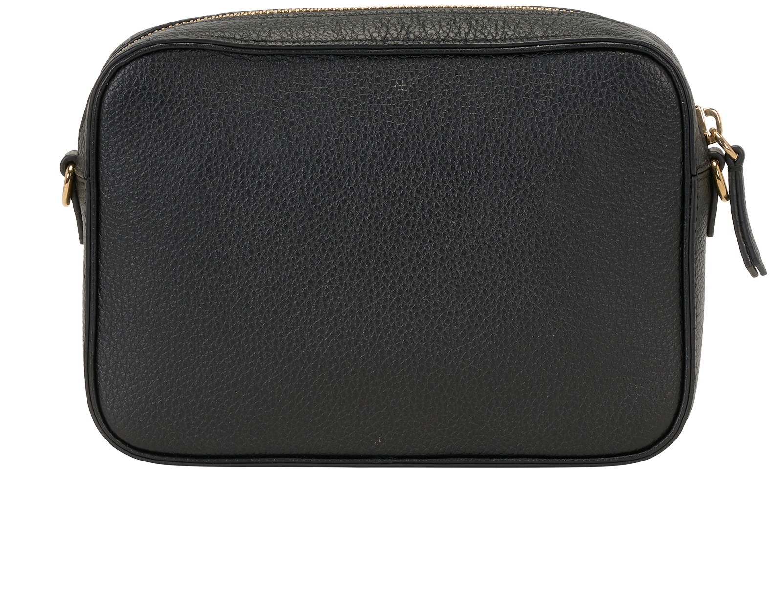 Small Camera Bag, &pound;395, Handbags, Black, Leather, Back view